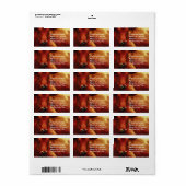 veehouder, slager of rundveevoeder etiket (Full Sheet)