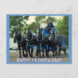 veehouder via show van het trekpaard briefkaart