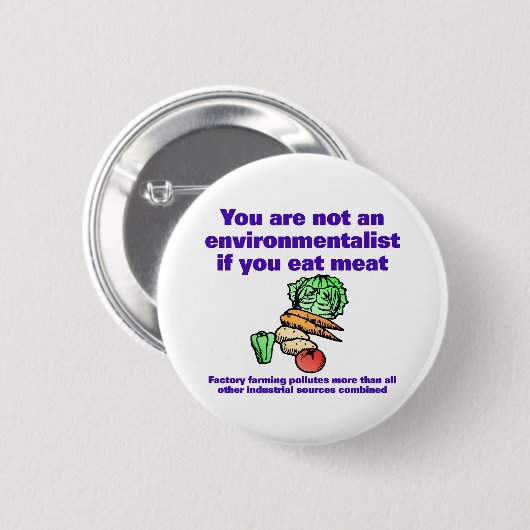 veehouderij ronde button 5,7 cm (Voorkant /achterkant)