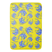 Veel abstracte kunstgolven   badmat (Voorkant Verticaal)