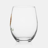 Veel alfa voor jou Stemless wijnglas Wijnglas Zonder Voet (Links)