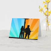 Veel apart, sluit bij hart kaart (Gele Bloem)