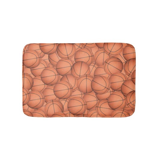 Veel Basketballen Badmat (Voorkant)