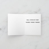 Veel Bedankt - bedankkaart (Binnen)