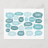 Veel Bedankt  Dank u Briefkaart (Voorkant)