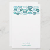 Veel Bedankt dank u briefpapier (Voorkant / Achterkant)