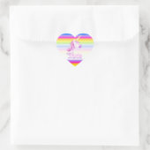 Veel bedankt eenhoorn regenboog partij stickers (Tas)