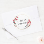 VEEL BEDANKT STICKER (Envelop)