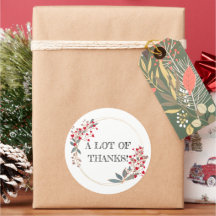 VEEL BEDANKT STICKER