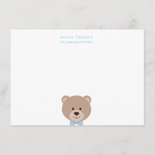 Veel Bedankt Teddy Bear Bedankt kaart