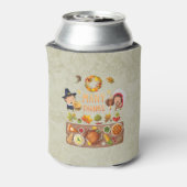 Veel Bedankt uit de pelgrim en de inheemse Thanksg Blikjeskoeler (Blikje Achterkant)