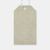 Veel Bedankt uit de pelgrim en de inheemse Thanksg Cadeaulabel (Achterkant)