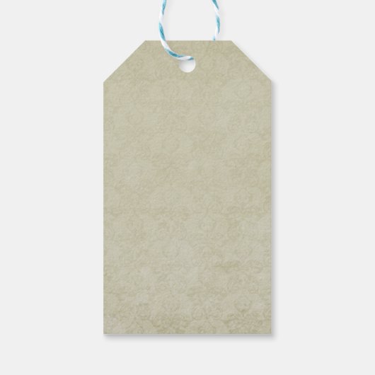 Veel Bedankt uit de pelgrim en de inheemse Thanksg Cadeaulabel (Achterkant)