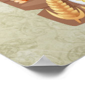 Veel Bedankt uit de pelgrim en de inheemse Thanksg Poster (Hoek)