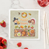 Veel Bedankt uit de pelgrim en de inheemse Thanksg Servet (Insitu)