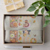 Veel Bedankt uit de pelgrim en de inheemse Thanksg Tissuepapier (Geschenk)