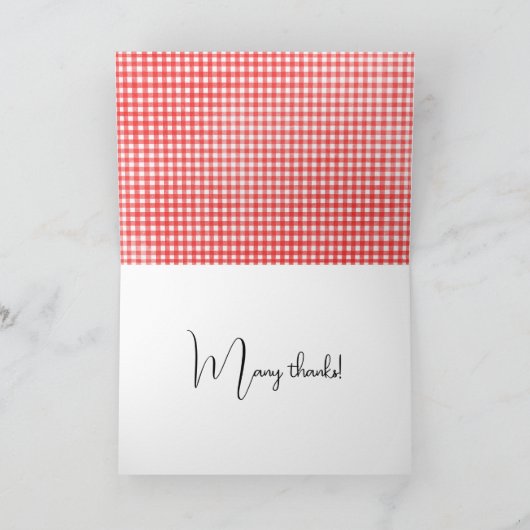 Veel Bedankt woord cloud op rood (Binnen)