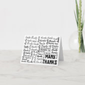 Veel BEDANKT Word Cloud (Voorkant)