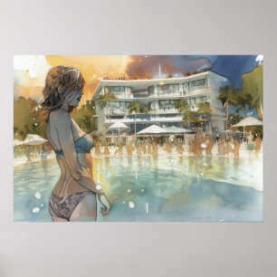 Veel benodigde downtime in de pool poster