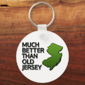 Veel beter dan oude Jersey Sleutelhanger (Voorkant)