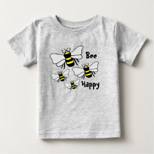 Veel bijen "Bee Happy"-T-shirt voor peuter