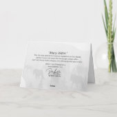 "Veel binnen" - Wenskaart Kaart (Achterkant)