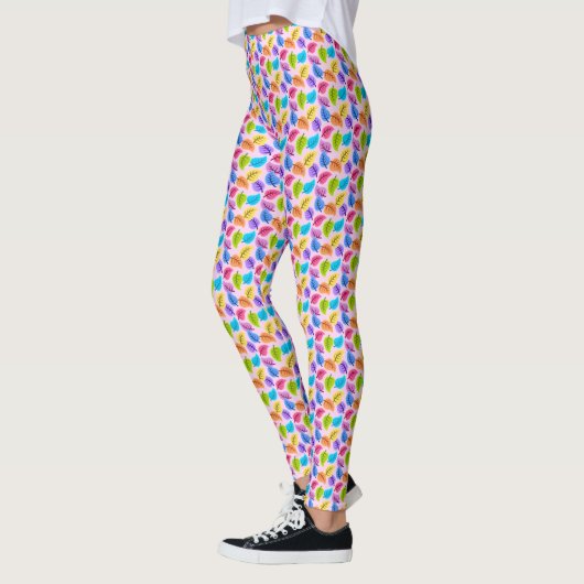 Veel bladeren! Spring Leaf Yoga Broek, Leggings (Links)