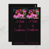 Veel Bladwijzer Briefkaart Coneflowers (Voorkant / Achterkant)