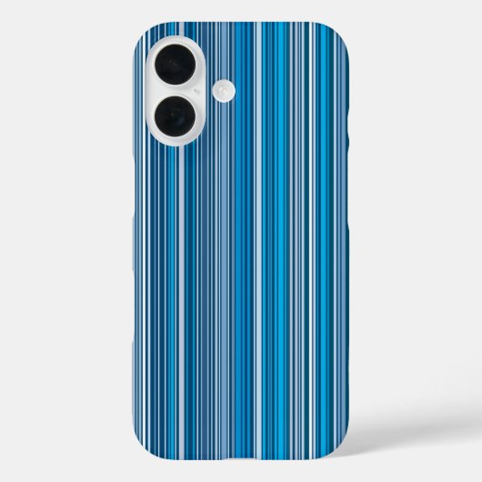Veel blauwe strepen Case-Mate iPhone case (Achterkant)