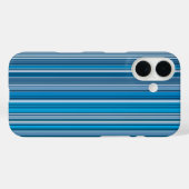 Veel blauwe strepen Case-Mate iPhone case (Achterkant (horizontaal))