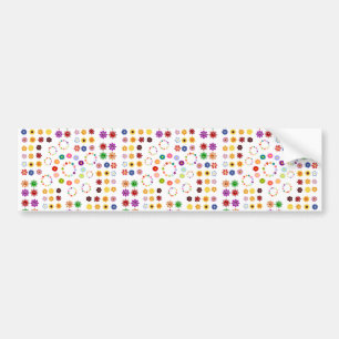 Veel bloemen bumpersticker