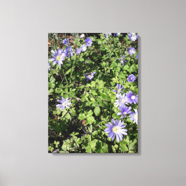 Veel bloemen canvas afdruk