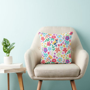 Veel Bloemen Print Moderne Gooi Kussen