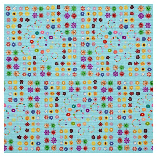Veel Bloemen Stof (Swatch)