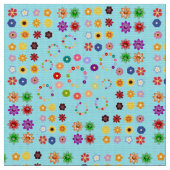 Veel Bloemen Stof (Close Up)