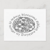 Veel bloesems Haiku-Briefkaart Briefkaart (Voorkant)