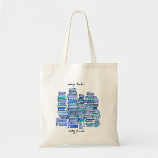 Veel boeken, veel vrienden Tas