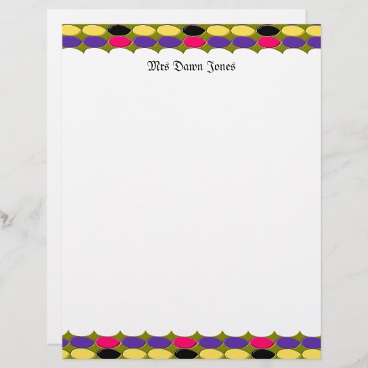 Veel  briefhoofd (Voorkant / Achterkant)