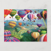 Veel Briefkaart van heteluchtballonnen (Voorkant)