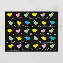 Veel Briefkaart van kuikens