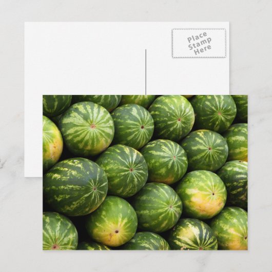 Veel Briefkaart van Watermeloenen (Voorkant / Achterkant)