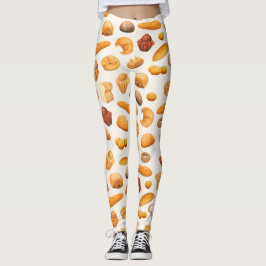 Veel brood, bakkerijproducten leggings