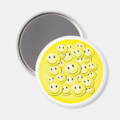 Veel bubbelgezichten. magneet (Voorkant / Achterkant)