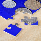 veel buitenlandse munten legpuzzel (Zijkant)