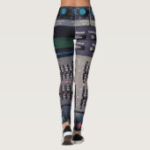Veel Buttonnen Sound Mixer Studio Leggings (Achterkant)