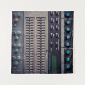 Veel Buttonnen Sound Mixer Studio Wandkleed (Voorkant (horizontaal))