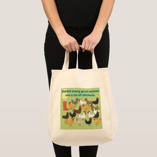Veel Chicken Grocery Bag Tote Bag (Voorkant (product))