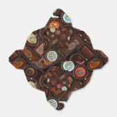 Veel chocolade geschenkdoos bedankdoosjes (Uitgevouwen)