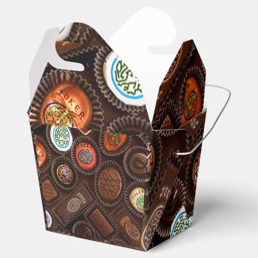 Veel chocolade geschenkdoos bedankdoosjes (Geopend)