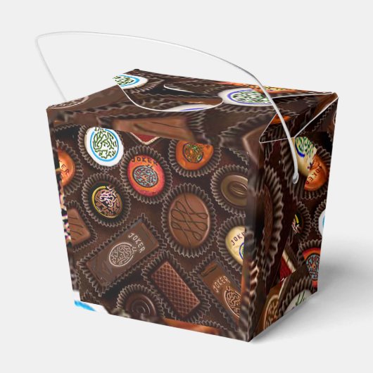 Veel chocolade geschenkdoos bedankdoosjes (Achterkant)